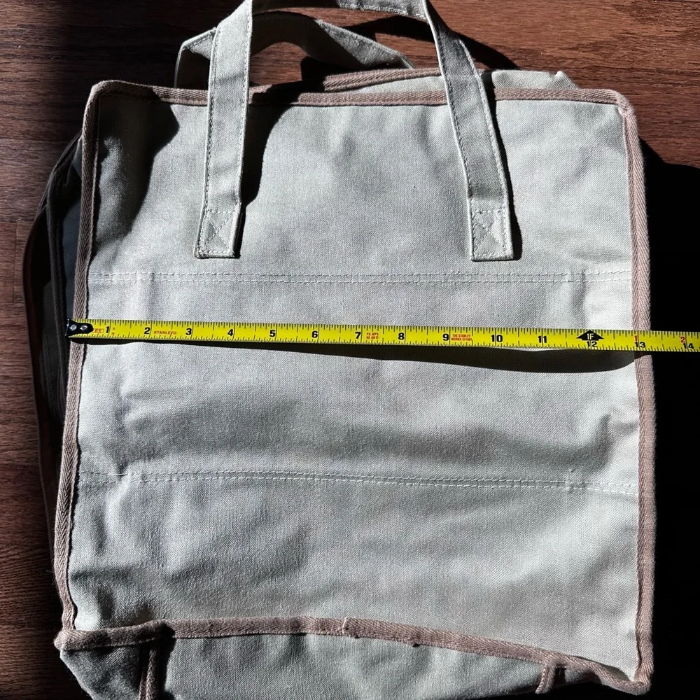 Durable Cream/Tan Shoe Bag